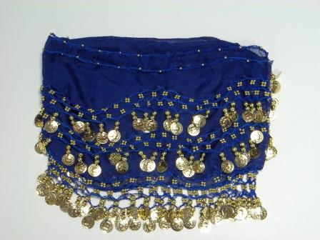C128 Royal Blue with gold coins